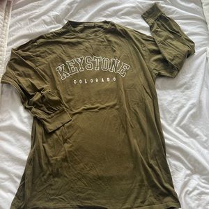 Oversized 100% Cotton Long-sleeve Graphic T (L/XL)